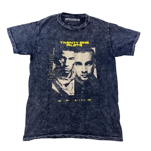 Twenty One Pilots Graphic Band Tee Thrifted Vintage Style Size S - Picture 1 of 11
